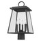 Z-Lite Broughton Outdoor Post Mount Fixture, 4-Light, 12.5 In.W x 22.5 In.H, Black/Clear Beveled 521PHBR-BK - alternate 3